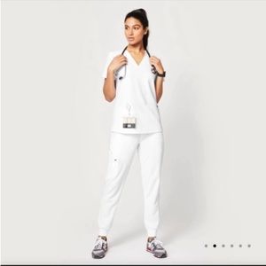 FIGS ZAMORA JOGGERS - White (XS)